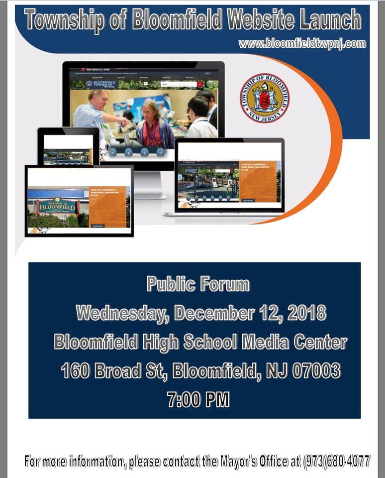 Website launch flyer