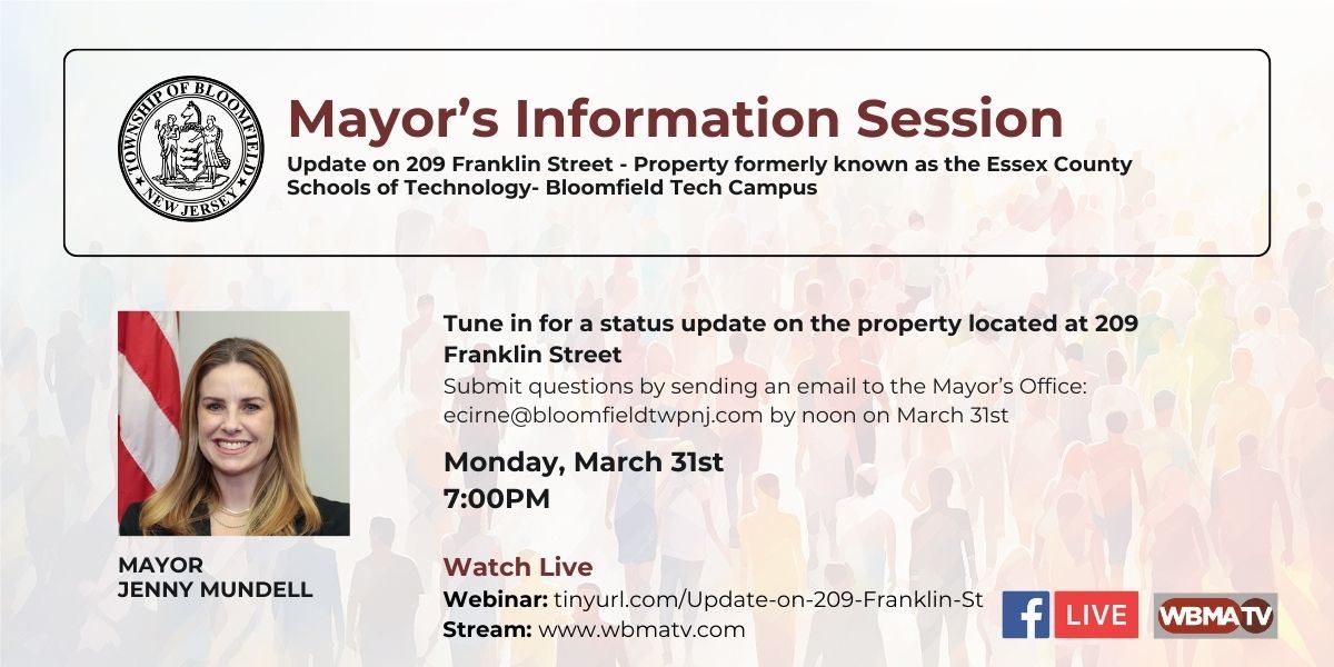 Mayors Info Session - 209 Franklin St
