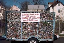 Trailer Full of Aluminum Cans