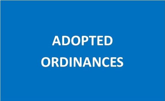 Ordinances Button
