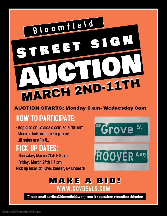 2nd auction flyer