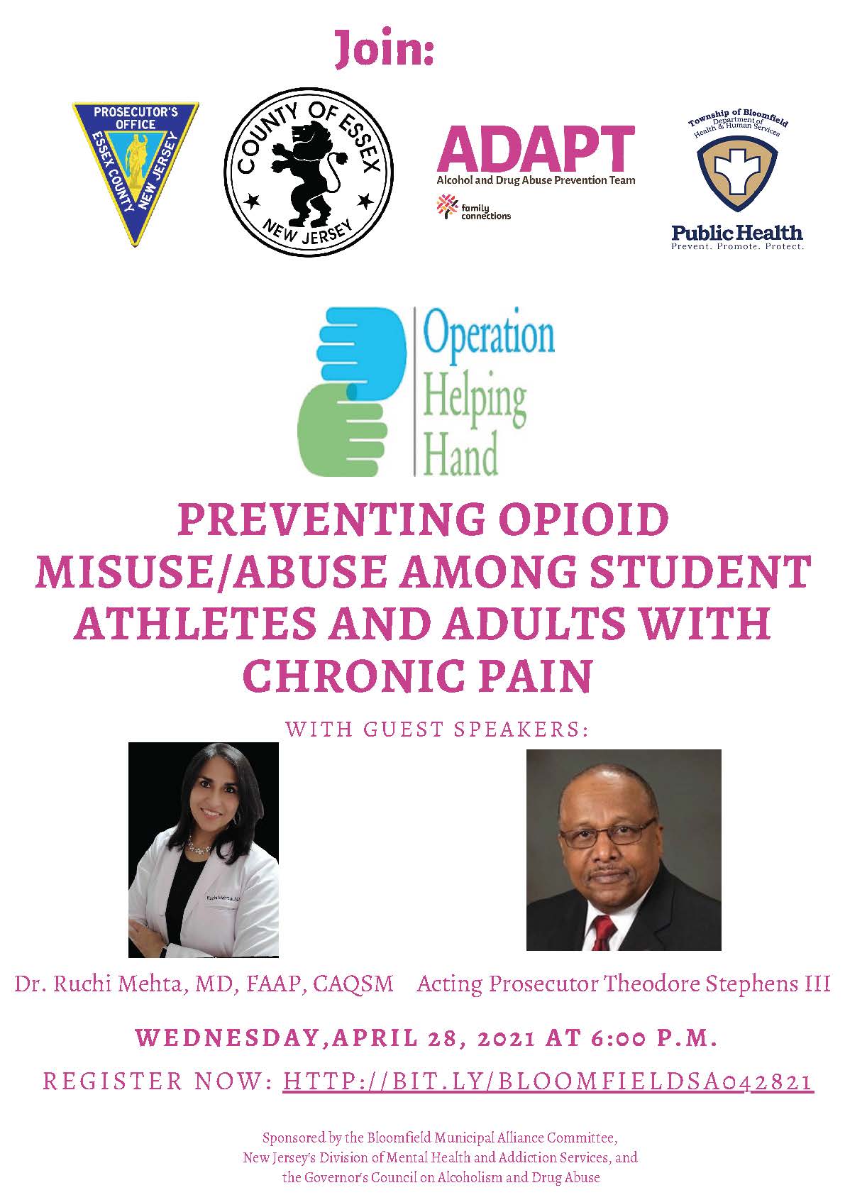 Bloomfield Student Athlete Town Hall Flyer v2 (1)