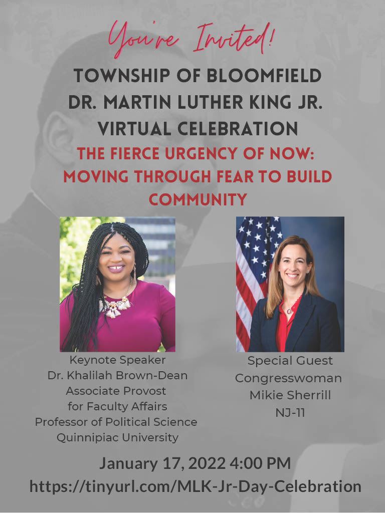 2021 Bloomfield MLK Celebration Announcement