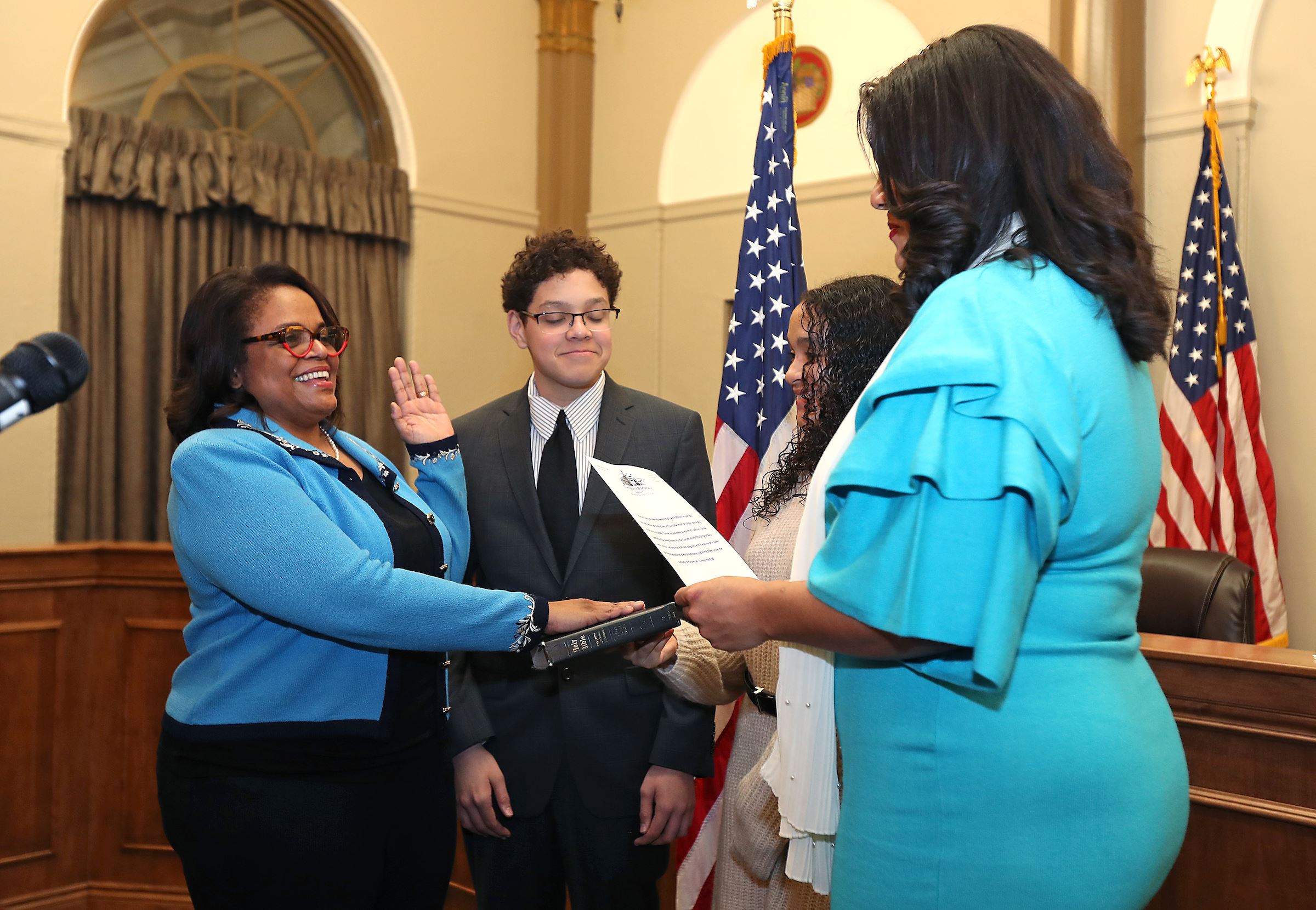 Davis oath of office